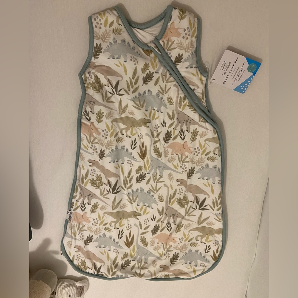 COPPER PEARL dino sleep sack NWT